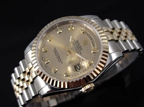 rolex day date stainless